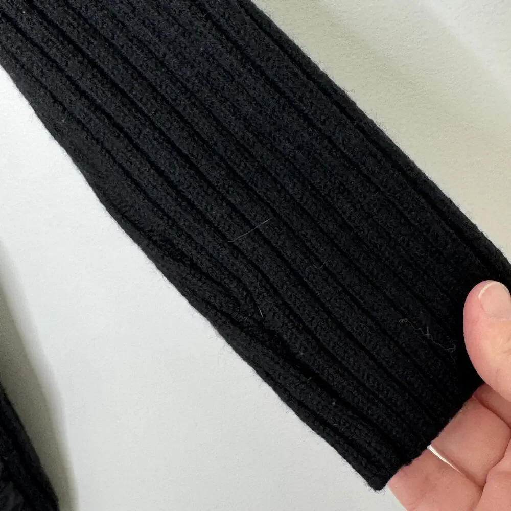 Per se quilted/wool‎ zip up jacket